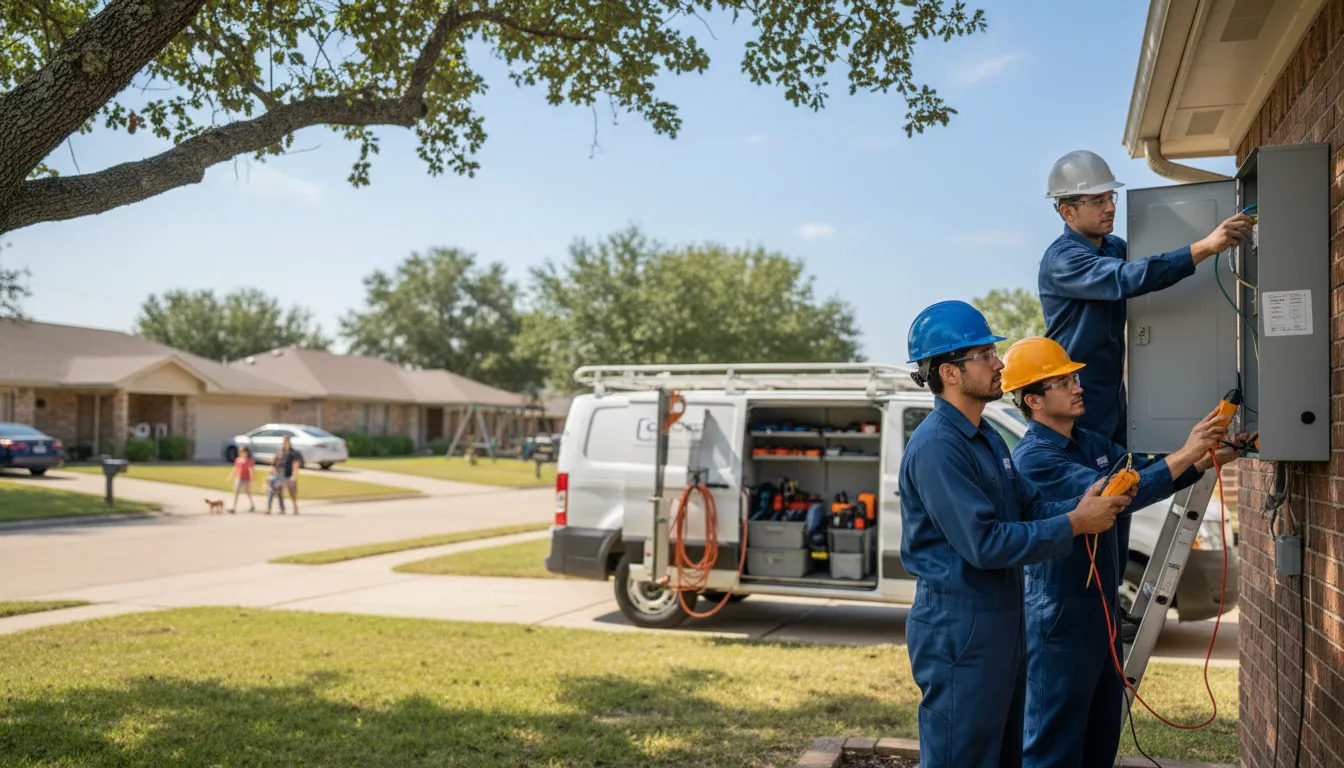 Certified electrician providing emergency electrical services in Abington, PA